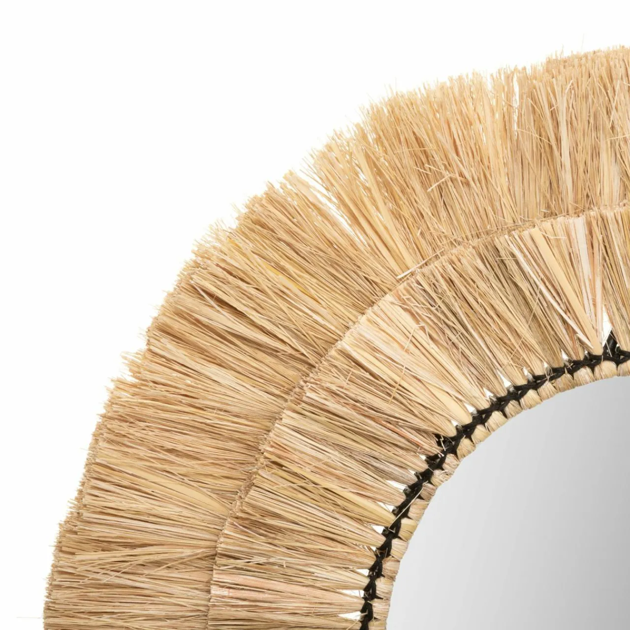 Miroir|ATMOSPHERA Lot de 3 miroirs (D20-30-40 cm) Alba Naturel