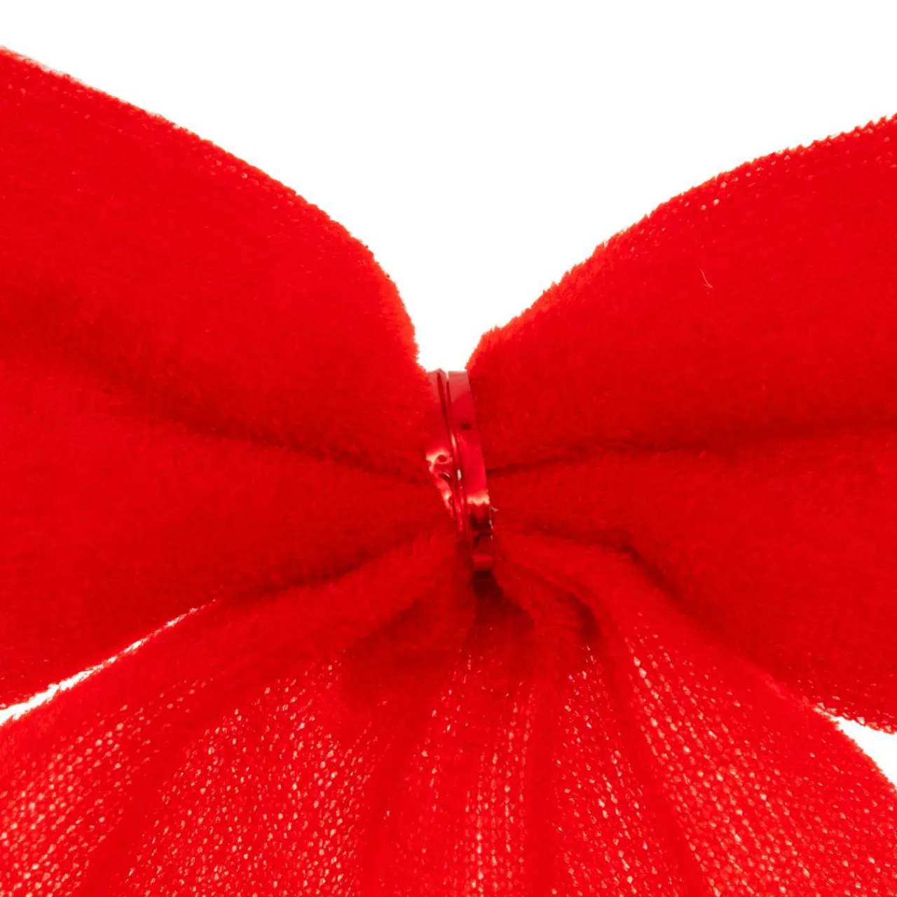 Décoration De Sapin|JJA Lot de 3 noeuds de Noël (H9 cm) Pimlico velours Rouge