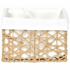 Accessoire Salle De Bain|TENDANCE Lot de 4 paniers (H14 cm) Coly Naturel