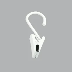 Embrasse, Pince Et Anneaux|LUANCE Lot de 8 pinces Blanc