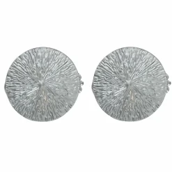 Embrasse, Pince Et Anneaux|LUANCE Lot de 2 pinces rideau Archi Chrome Argent