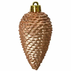 Décoration De Sapin|KAEMINGK Lot de 6 pommes de pin à suspendre (H8 cm) Alpine Rose pétillant