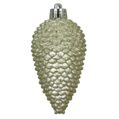 Décoration De Sapin|KAEMINGK Lot de 6 pommes de pin à suspendre (H8 cm) Alpine Menthe blanche Vert menthe