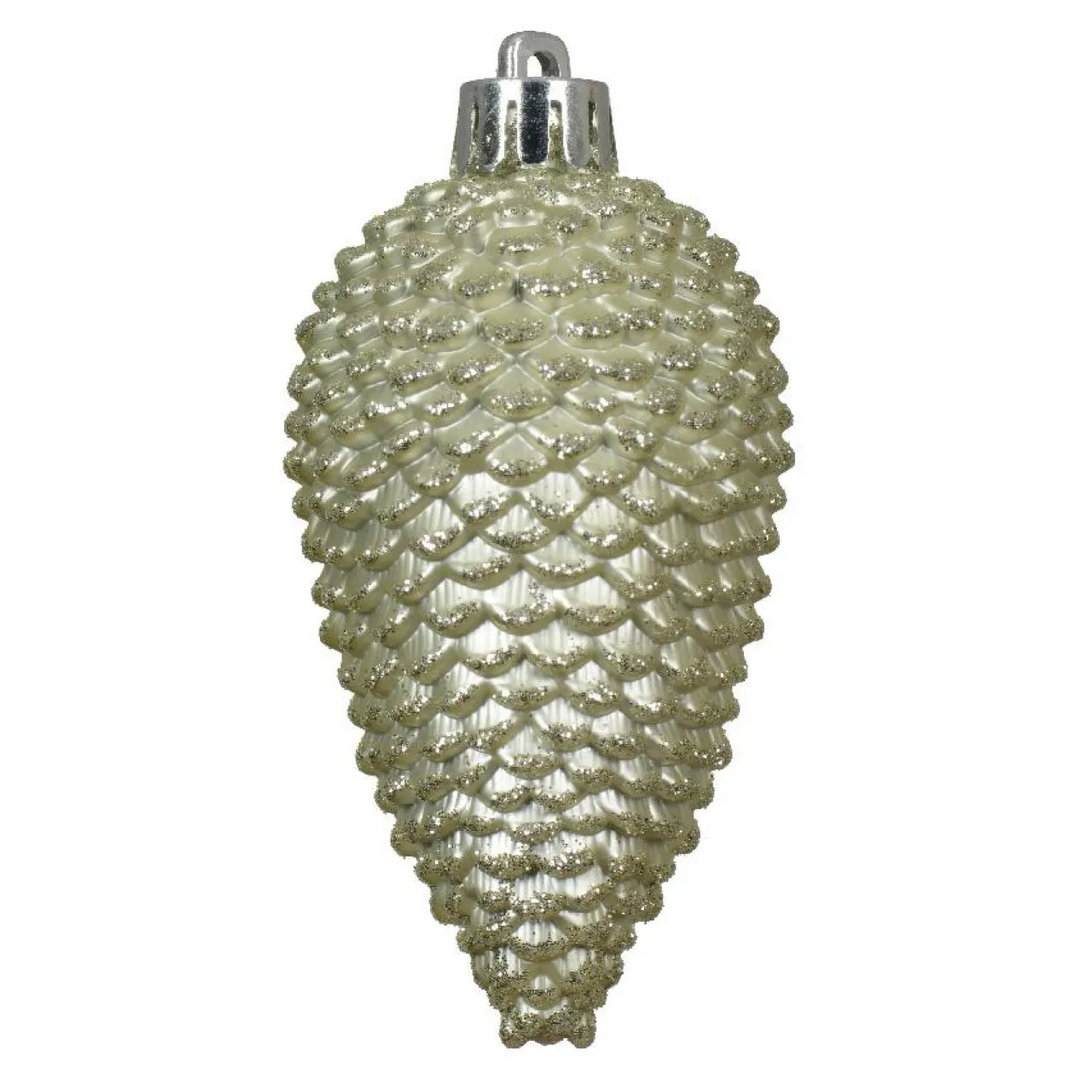 Décoration De Sapin|KAEMINGK Lot de 6 pommes de pin à suspendre (H8 cm) Alpine Menthe blanche Vert menthe