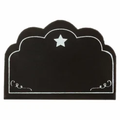 Déco De Table|Feeric Lights & Christmas Lot de 4 porte-nom ou menu ardoise Noir