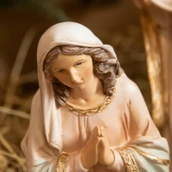 Personnages De Crèche|KAEMINGK Lot de 11 santons (Hauteur 30 cm) de Jeanne Multicolore