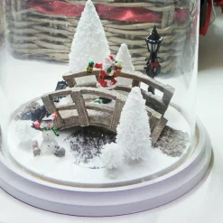 Personnage Et Accessoire Pour Village|KAEMINGK Lot de 9 sapins pour aménager un village Blanc