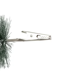 Décoration De Sapin|FEERIC LIGHTS Lot de 4 sapins sur pince (H16-H13 cm) Forêt enchantée enneigé Vert