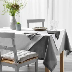 Serviette De Table|DOUCEUR D'INTERIEUR Lot de 3 serviettes coton (40 x 40 cm) Charline Blanc