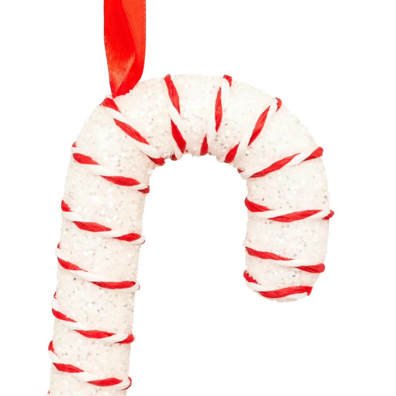 Déco Et Objet De Noël|Décoration De Sapin|JJA Lot de 10 sucres d'orge (H21 cm) Sucreries festives et Blanc Rouge