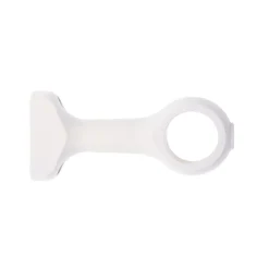 Tringle Plafond|Tringle À Rideau, Barre Et Support|LUANCE Lot de 2 supports tringle bois (L110 / D28 mm) Nils Blanc