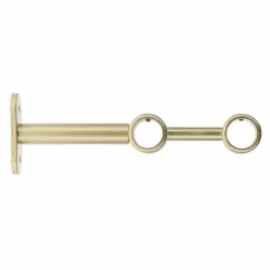 Tringle Plafond|Tringle À Rideau, Barre Et Support|LUANCE Lot de 2 suppts tringles doubles (L150 / D20) Jim Or