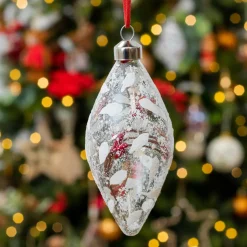 Décoration De Sapin|KAEMINGK Lot de 2 suspensions en verre (H13 cm) Branches Transparent