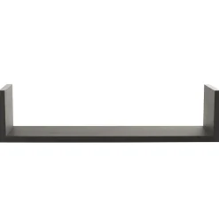 Étagère Murale|ATMOSPHERA Lot de 3 étagères murales en bois (L22-32-42 cm) Bord Noir