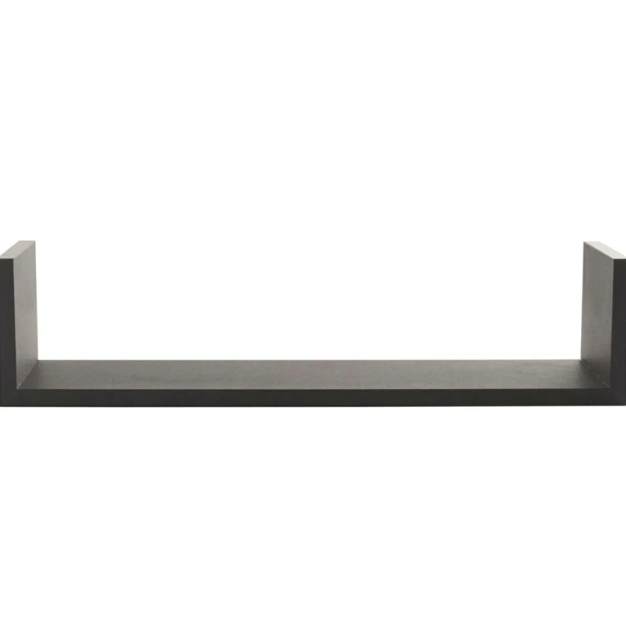 Étagère Murale|ATMOSPHERA Lot de 3 étagères murales en bois (L22-32-42 cm) Bord Noir