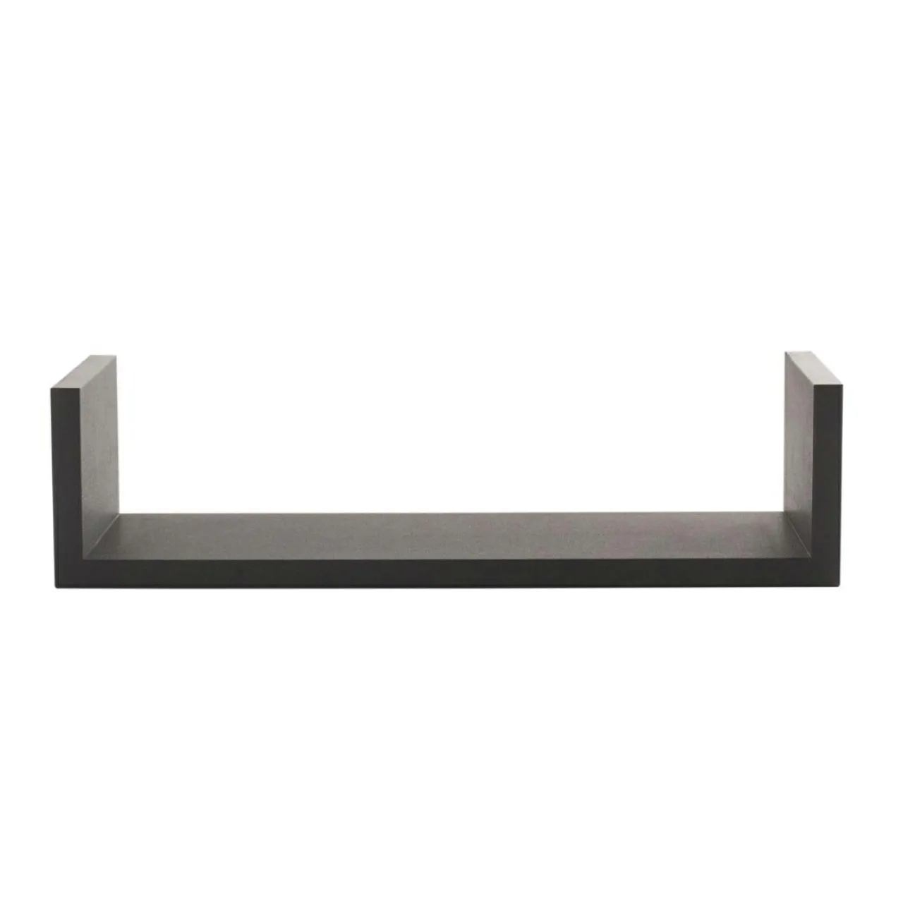 Étagère Murale|ATMOSPHERA Lot de 3 étagères murales en bois (L22-32-42 cm) Bord Noir