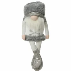Père Noël, Animaux Et Personnage|KAEMINGK Lutin de Noël (H34 cm) Melio Gris