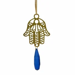 Décoration De Sapin|KAEMINGK Main de Noël en métal (H9 cm) Or