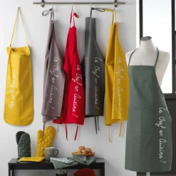 Accessoire Cuisine|DOUCEUR D'INTERIEUR Manique Cuistot Gris Anthracite