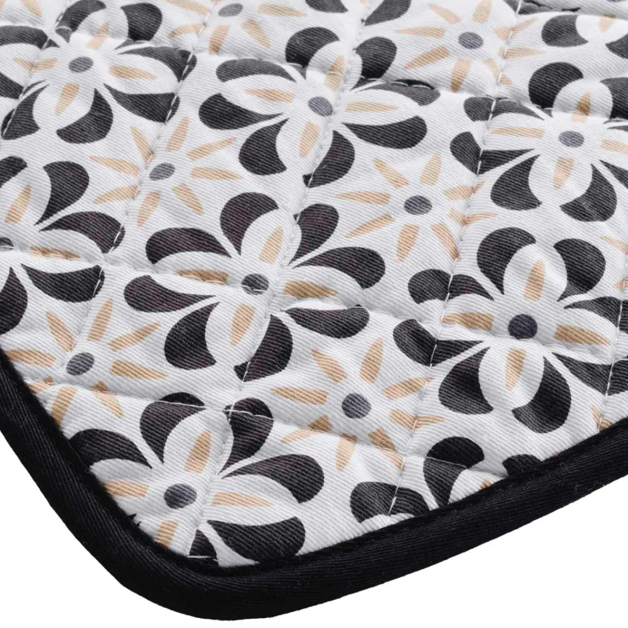 Accessoire Cuisine|douceur d'intu017drieur Manique en coton (19 x 19 cm) Solaris e Noir