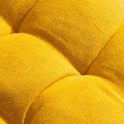 Coussin De Sol|EMINZA Matelas de sol coton (120 x 60 cm) Pixel Jaune moutarde