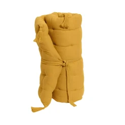 Coussin De Sol|EMINZA Matelas de sol gaze de coton (60 x 120 cm) Gaïa Jaune safran