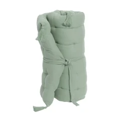 Coussin De Sol|EMINZA Matelas de sol gaze de coton (60 x 120 cm) Gaïa Vert Eucalyptus