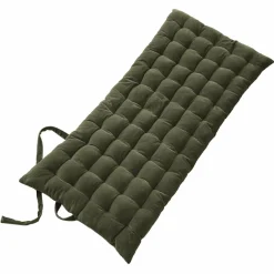 Coussin De Sol|EMINZA Matelas de sol velours de coton (60 x 120 cm) Victor thym Vert