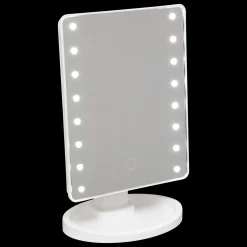 Accessoire Salle De Bain|5 Five Simply Smart Miroir de salle de bain sur pied lumineux LED (H26 cm) Star Blanc