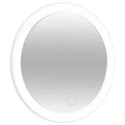 Accessoire Salle De Bain|5 Five Simply Smart Miroir grossissant à poser LED (D18,3 cm) Nota Blanc