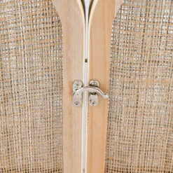 Miroir|OSTARIA Miroir mural en bois (H45 cm) Porte battante Naturel