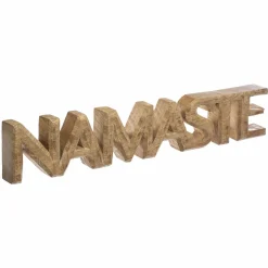 Objet Déco|ATMOSPHERA Mot à poser en bois "Namaste" Naturel