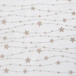 Nappe Et Chemin De Table|JJA Nappe de Noël rectangulaire (140 x 240 cm) Pluie d'étoiles he Blanc