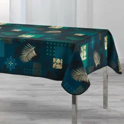 Nappe De Table|DOUCEUR D'INTERIEUR Nappe rectangulaire (150 x 240 cm) Oreane e Bleu