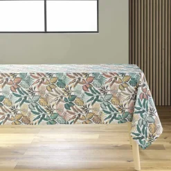 Nappe De Table|douceur d'intu017drieur Nappe rectangulaire anti tache (145 x 240 cm) Stylis Jaune