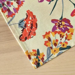 Nappe De Table|EMINZA Nappe rectangulaire coton enduit (150 x 350 cm) Margot Multicolore