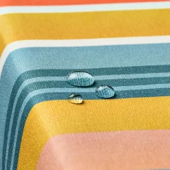 Nappe De Table|EMINZA Nappe rectangulaire coton enduit (150 x 350 cm) Mandarine Multicolore