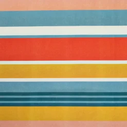 Nappe De Table|EMINZA Nappe rectangulaire coton enduit (150 x 350 cm) Mandarine Multicolore