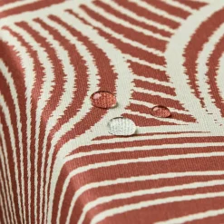 Nappe De Table|EMINZA Nappe rectangulaire coton enduit (150 x 350 cm) Sarah Terracotta