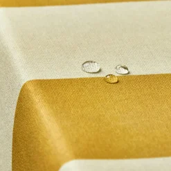 Nappe De Table|EMINZA Nappe rectangulaire coton enduit (150 x 250 cm) Clementine Jaune moutarde