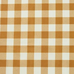 Nappe De Table|EMINZA Nappe rectangulaire coton enduit (150 x 350 cm) Vichy Jaune moutarde