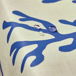 Nappe De Table|EMINZA Nappe rectangulaire coton enduit (150 x 350 cm) Moorea e Bleu