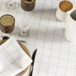 Nappe De Table|douceur d'intu017drieur Nappe rectangulaire coton (140 x 240 cm) Axel he Blanc