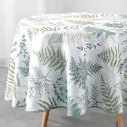 Nappe De Table|DOUCEUR D'INTERIEUR Nappe ronde (D180 cm) Melisandre e Vert