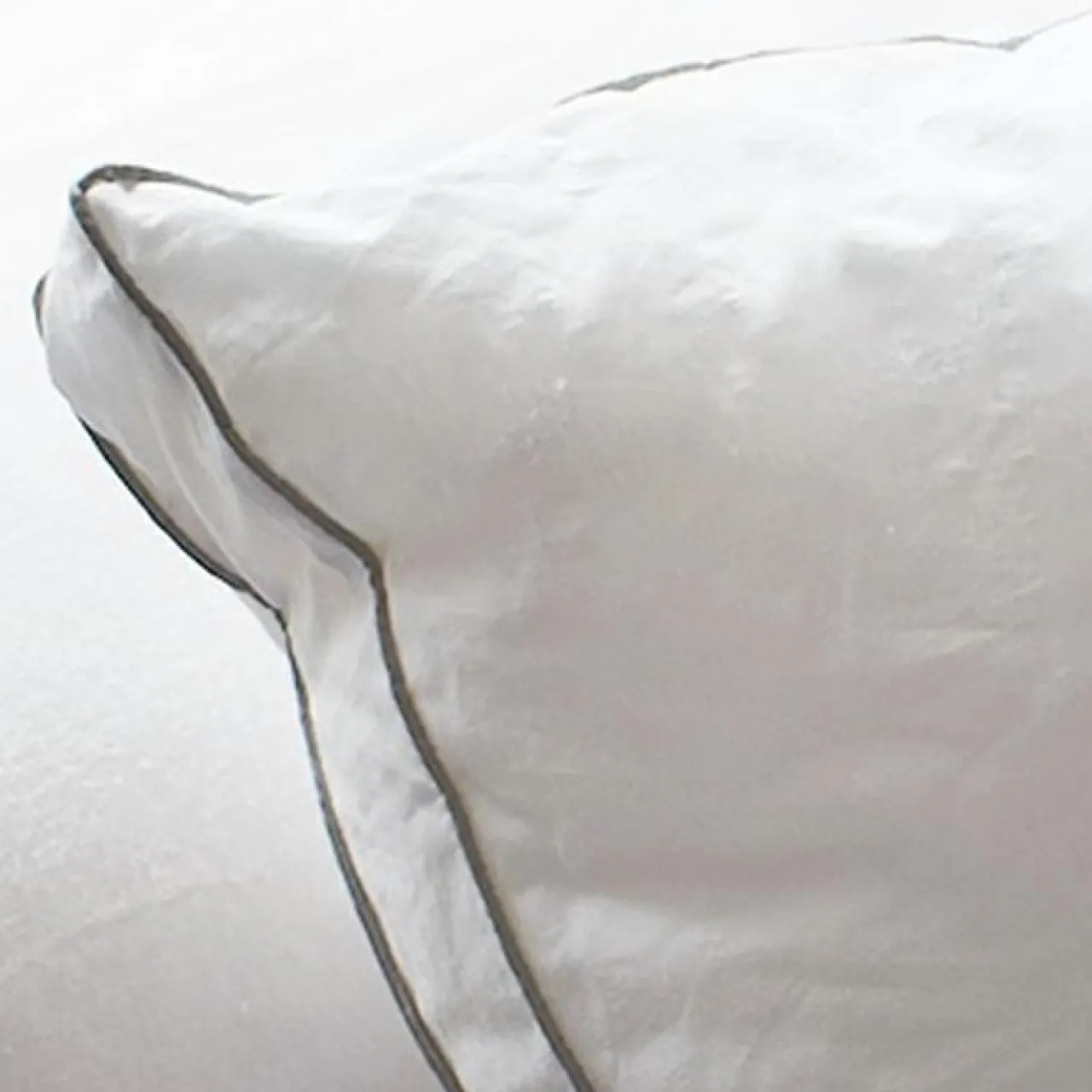 Couette, Oreiller, Traversin|BLEU CALIN Oreiller carré ajustable (65 x 65 cm) Sensation Duvet Blanc