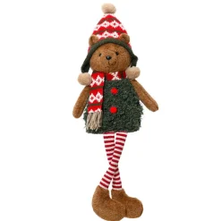 Père Noël, Animaux Et Personnage|KAEMINGK Ourson de Noël déco (H68 cm) Max à la montagne Gris