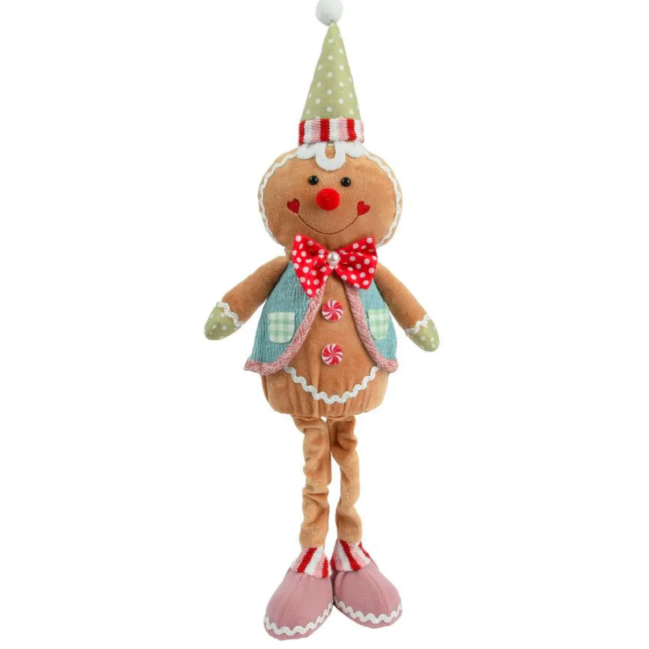Père Noël, Animaux Et Personnage|KAEMINGK Pain d'épices debout (H65 cm) Johnny le Clown Multicolore