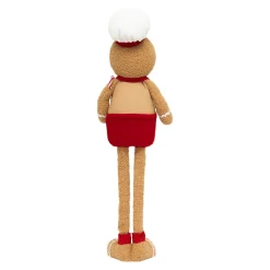 Père Noël, Animaux Et Personnage|JJA Pain d'épices jambes téléscopiques (H89 cm) Petit cuistot Marron clair