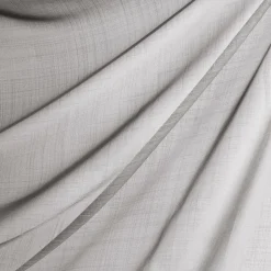 Voilage|LINDER Paire de voilages (60 x 140 cm) Etamine givrée Gris clair