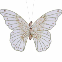 Décoration De Sapin|KAEMINGK Papillon de Noël (H11 cm) Apollin Lilas